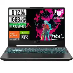 Falabella TUF A15 AMD RYZEN 5 7535HS SSD 512GB RAM 16GB DDR5 15,6 FHD RTX 3050 4GB oferta