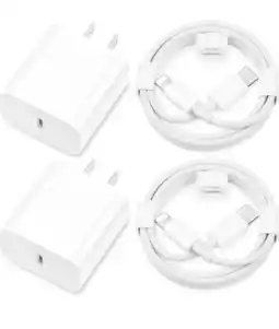Falabella 2 Cargadores Con Cable USB-C 20W Compatible con IPhone oferta