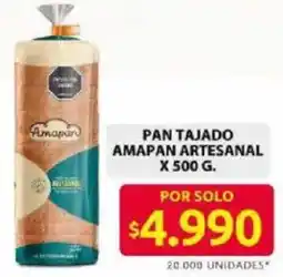 Ara Amapan pan tajado artesanal oferta