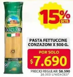 Ara Conzazoni pasta fettuccine oferta