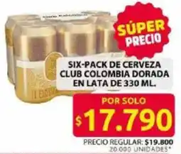 Ara Club colombia de cerveza dorada en lata oferta