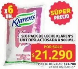 Ara Klaren's de leche uht deslactosada oferta