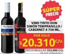 Ara Don simón tempranillo / cabernet vino tinto oferta