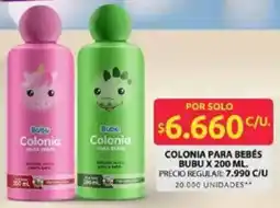 Ara Bubu colonia para bebés oferta