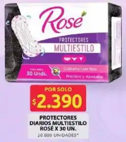 Ara Rosé protectores diarios multiestilo oferta