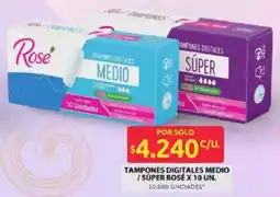 Ara Rosé tampones digitales medio / súper oferta