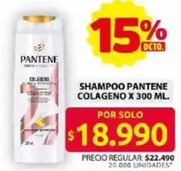 Ara Pantene shampoo colageno oferta