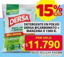 Ara Dersa detergente en polvo bicarbonato+ manzana oferta
