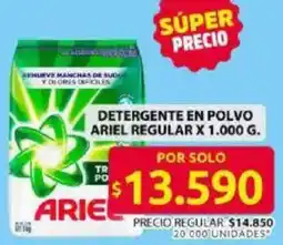 Ara Ariel detergente en polvo regular oferta