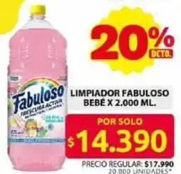 Ara Fabuloso limpiador bebé oferta