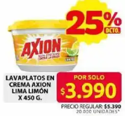 Ara Axion lavaplatos en crema lima limón oferta