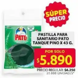 Ara Pato pastilla para sanitario tanque pino oferta
