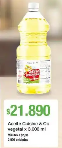 Jumbo Cuisine & co aceite vegetal oferta