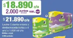 Jumbo Colanta leche entera o deslactosada bolsa oferta