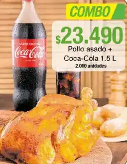 Jumbo Coca-cola + pollo asado + coca-cola oferta