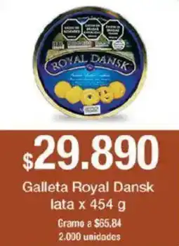 Jumbo Royal dansk galleta lata oferta