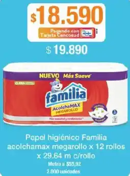 Jumbo Familia papel higiénico acolchamax megarollo oferta