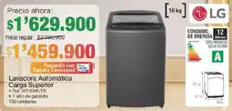 Jumbo Lg lavadora automática carga superior oferta