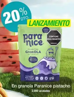Jumbo Paranice en granola pistacho oferta