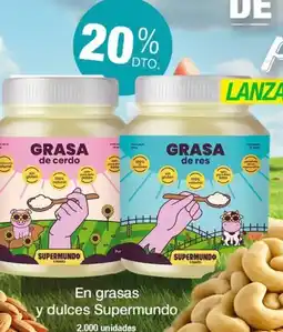 Jumbo Supermundo en grasas y dulces oferta