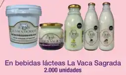 Jumbo La vaca sagrada en bebidas lácteas oferta