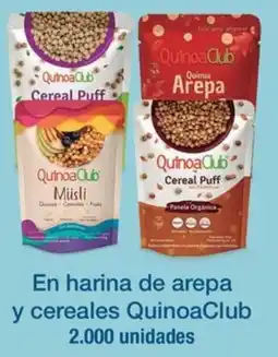 Jumbo Quinoaclub en harina de arepa y cereales oferta