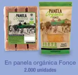 Jumbo Fonce en panela orgánica oferta