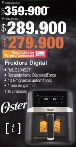 Jumbo Oster freidora digital oferta