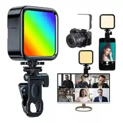 Falabella Luz Led Rgb Recargable Con Clip Para Celular oferta