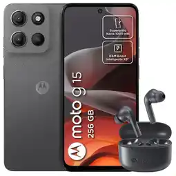 Falabella Celular Moto G15 256GB /4GB Gris + Moto Buds 065 Blk oferta