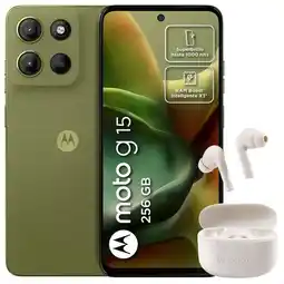 Falabella Celular Moto G15 256GB /4GB Vrd + Moto Buds 065 Wht oferta