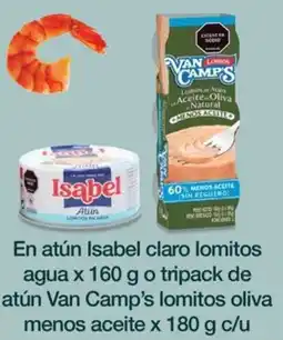 Jumbo Isabel en atún claro lomitos agua oferta