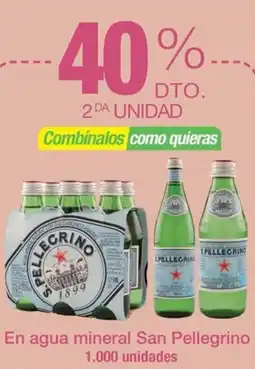 Jumbo San pellegrino en agua mineral oferta