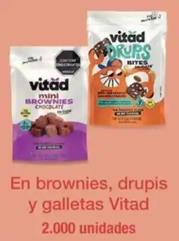 Jumbo Vitad en brownies, drupis y galletas oferta