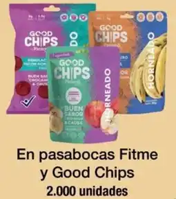 Jumbo fitme y good chips en pasabocas oferta
