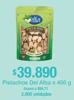 Jumbo Del alba pistachos oferta