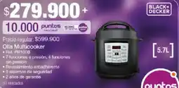 Jumbo Black+ decker olla multicooker oferta