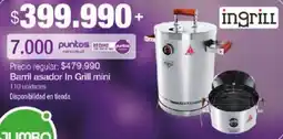 Jumbo In grill barril asador mini oferta