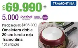 Jumbo Tramontina omeletera doble oferta