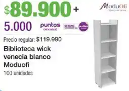 Jumbo Moduofi biblioteca wick venecia blanco oferta