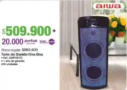 Jumbo Aiwa torre de sonido one box oferta