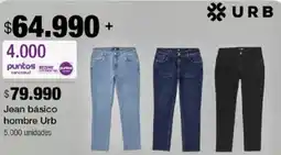 Jumbo Urb jean básico hombre oferta