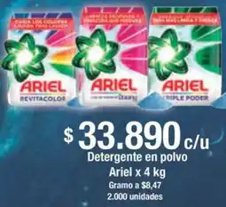 Jumbo Ariel detergente en polvo oferta