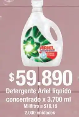 Jumbo Ariel detergente líquido concentrado oferta
