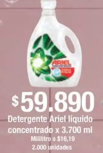 Jumbo Ariel detergente líquido concentrado oferta