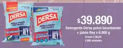 Jumbo Dersa detergente polvo bicarbonato + jabón rey oferta