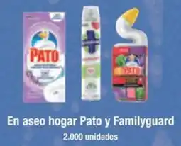 Jumbo Pato y familyguard en aseo hogar oferta