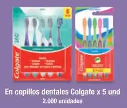 Jumbo Colgate en cepillos dentales oferta