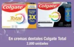 Jumbo Colgate total en cremas dentales oferta