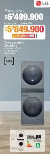 Jumbo Lg torre lavadora secadora oferta